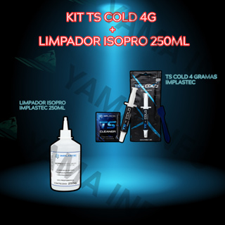 Pasta Térmica Ts-Cold 4G com L​i​m​p​a​d​o​r Iso​prop Alto Desempenho Kit para CPU, GPU, Xbox, PS2, PS3, PS4 em Oferta na Shopee