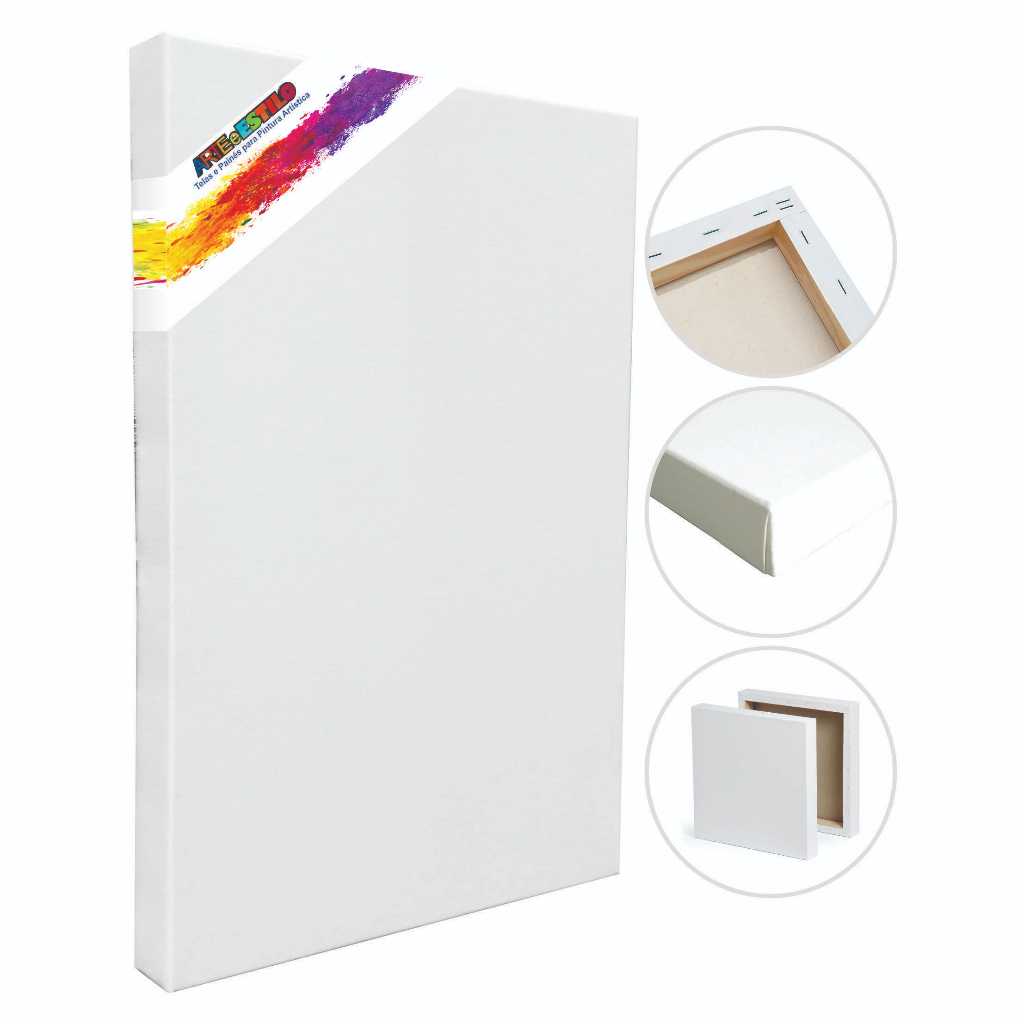 Painel Para Pintura Comum em Branco 80x100 - 01 Unidade - Prontos para Uso Profissional e Iniciante em Oferta na Shopee