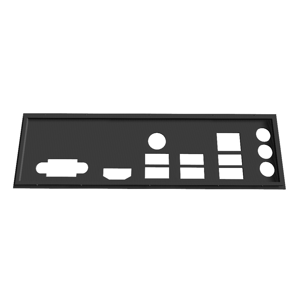 Espelho Tampa Acabamento Para Placa-mãe Biostar H610mhp 2.0