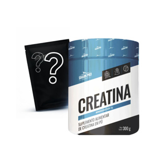 Kit Creatina Monohidratada 300g Pura SharkPro + Amostra De Degustação em Oferta na Shopee