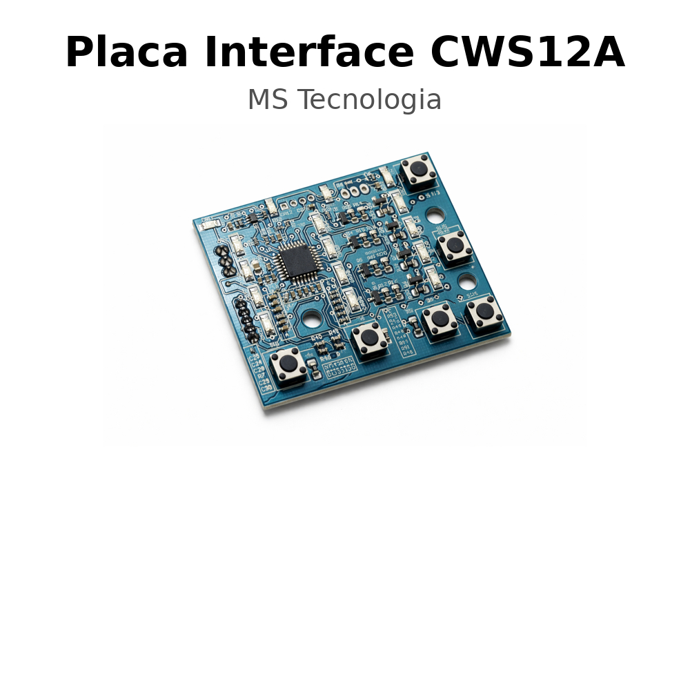 Placa Interface CWS12A Bivolt para Lavadora Consul | Nova MS Tecnologia - Premium