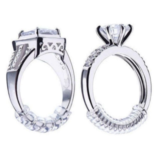 Ajustador Redutor de Anéis Silicone Invisível Universal Ajuste 10cm – Anel Folgado e Aliança em Oferta na Shopee