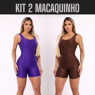 KIT 2 MACAQUINHO CURTO FITNESS FEMININO ACADEMIA TREINO MUSCULAÇÃO em Oferta na Shopee