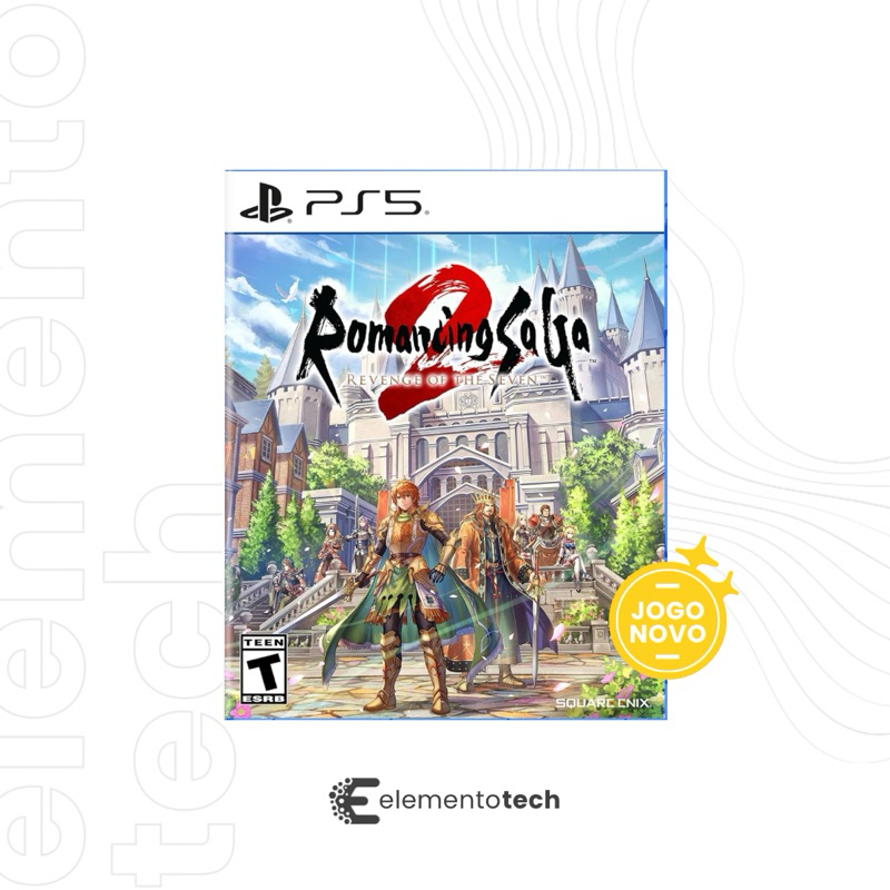 Romancing SaGa 2 Revenge Of The Seven PS5 Novo Lacrado Original Mídia Física RPG PlayStation 5 Pronta Entrega