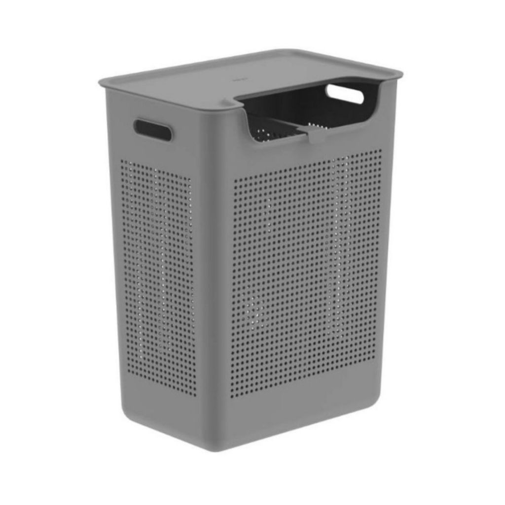 Cesto Organizador Ou Dupla Compartimento Chumbo