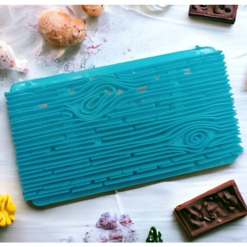 Marcador Texturizador Madeira Biscuit Pasta Americana Confeitaria Artesanato