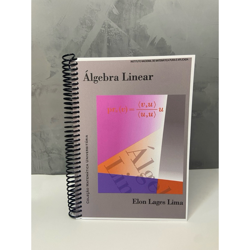 Álgebra Linear - Elon Lages Lima (Impressão Preto e Branco, Tamanho A5)
