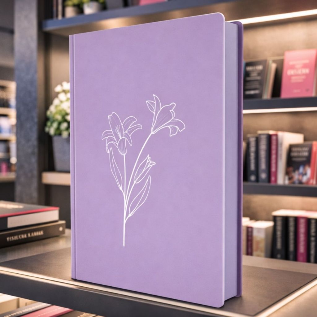 Biblia Feminina NVI | Letra Maior | Lírios Lilás | Capa Dura em Oferta na Shopee