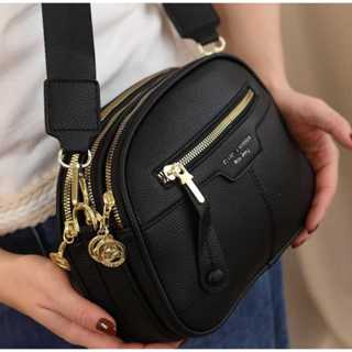 Bolsa Feminina media Transversal De Lado Com Alça Larga Tiracolo Social Elegante Tamanho Bolsa Preta em Oferta na Shopee