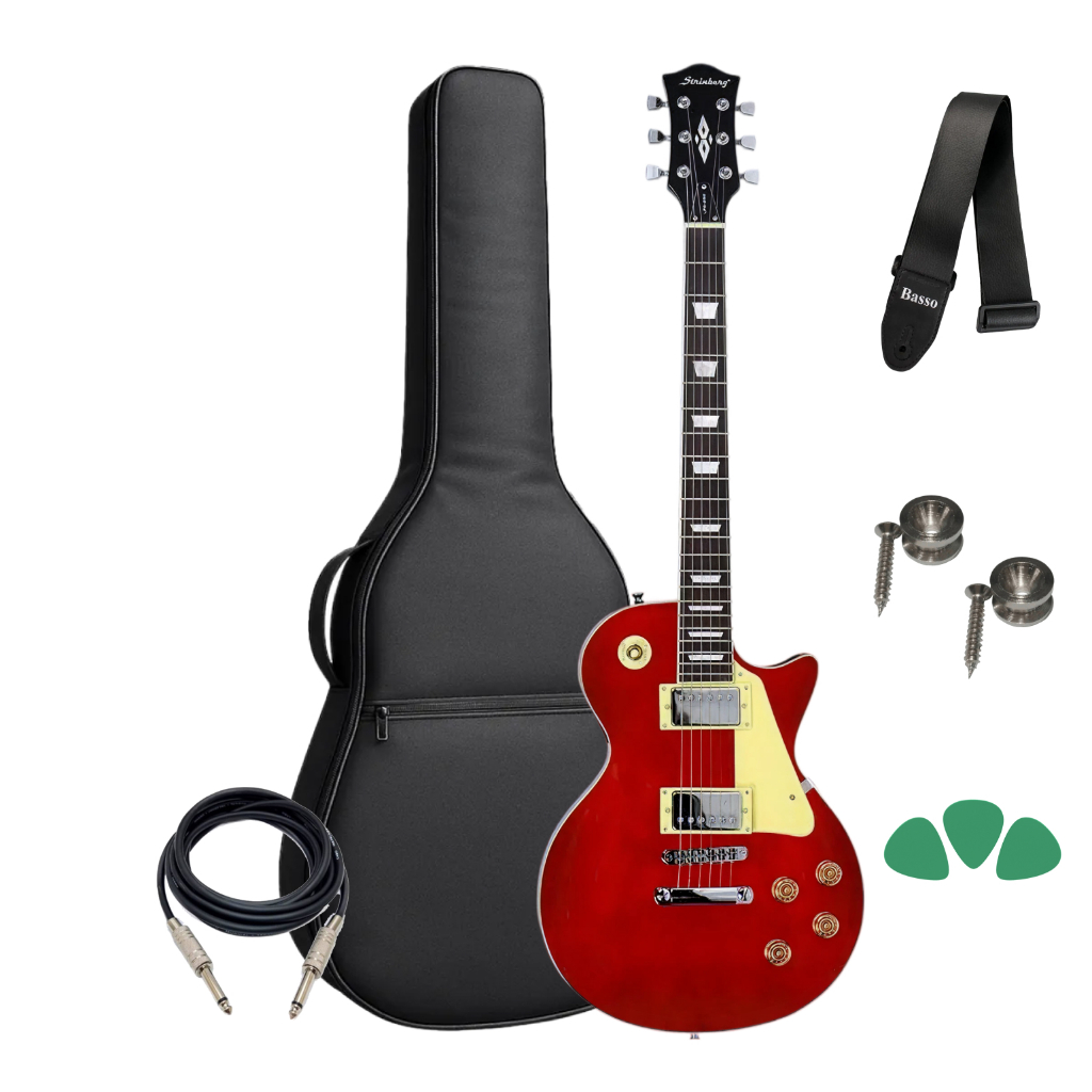 Guitarra Elétrica Strinberg Lps230 Les Paul Vermelha + Kit
