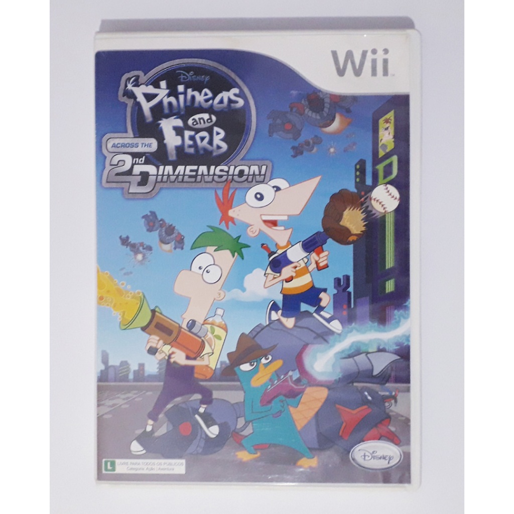 Phineas and Ferb Across 2nd Dimension Nintendo Wii