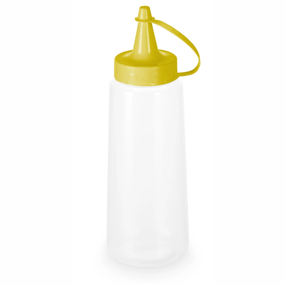 Bisnaga Branca/Amarela para Molho de Mostarda 250ml - Plásutil 4652