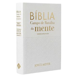Bíblia De Estudo Campo De Batalha Da Mente - Capa Luxo Off White