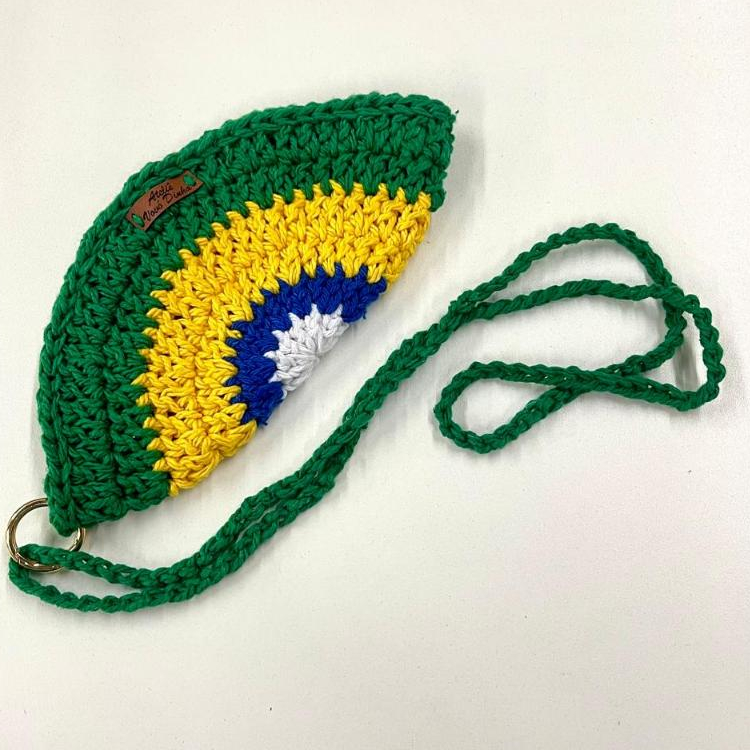 Case Protetora em Crochê Óculos de Sol/Grau Artesanal Acessório em Estilo