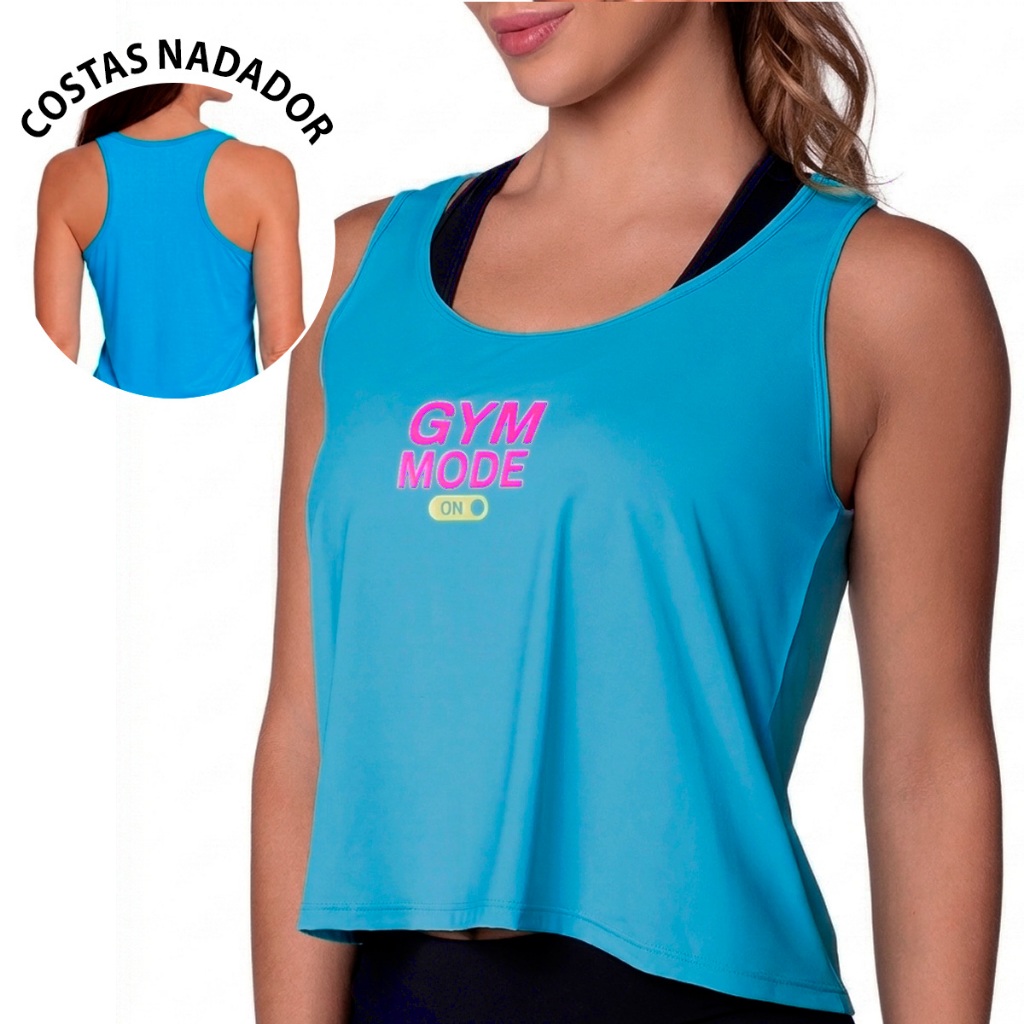 Regata Feminina Selene Fitness Academia Leve Confortável Respirável Sport Casual Treino Dia a Dia