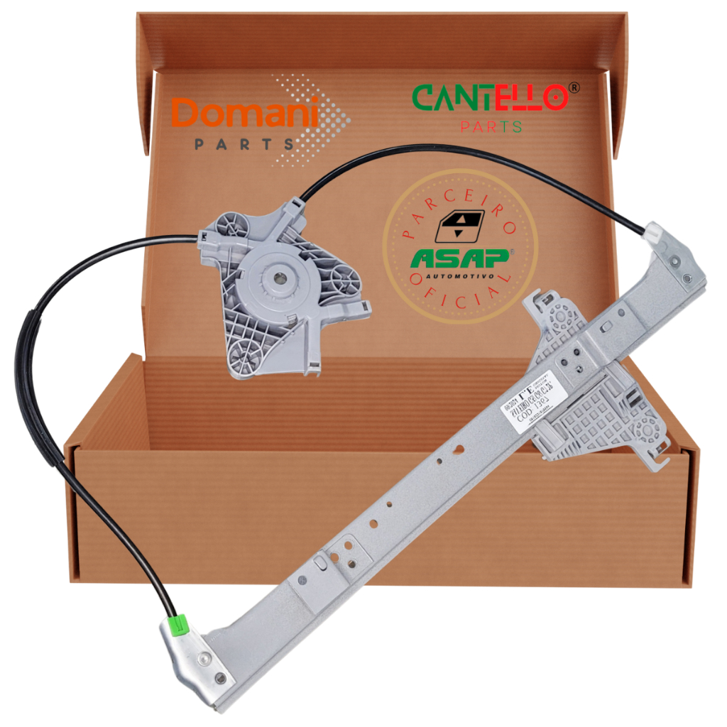 Maquina de Vidro Elétrica Dianteira Esquerda Para Motor Original VW Saveiro e Go