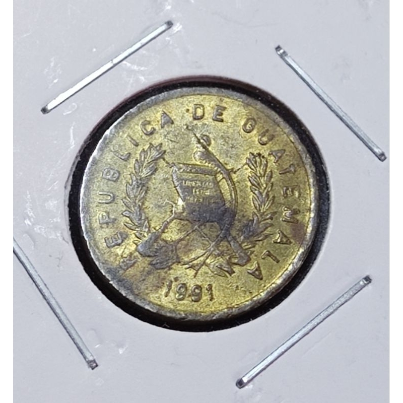 moeda Guatemala 1 centavo 1991