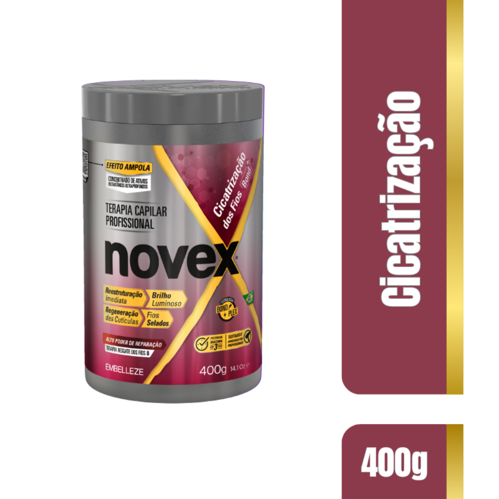 Creme de Tratamento Novex Cicatrização dos Fios 400g