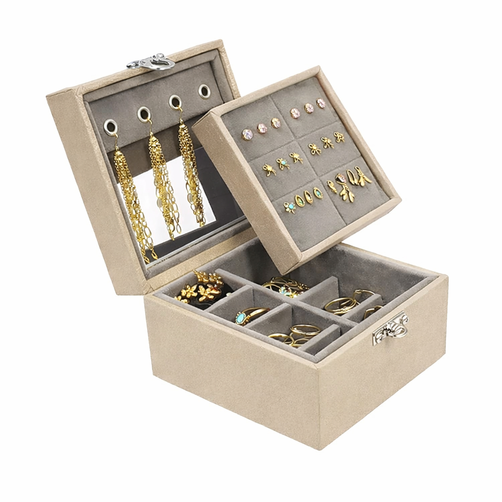 Kit Semi Joias 100 PEÇAS + MALETA MINI para Revender Ouro18k e Prata Folheados