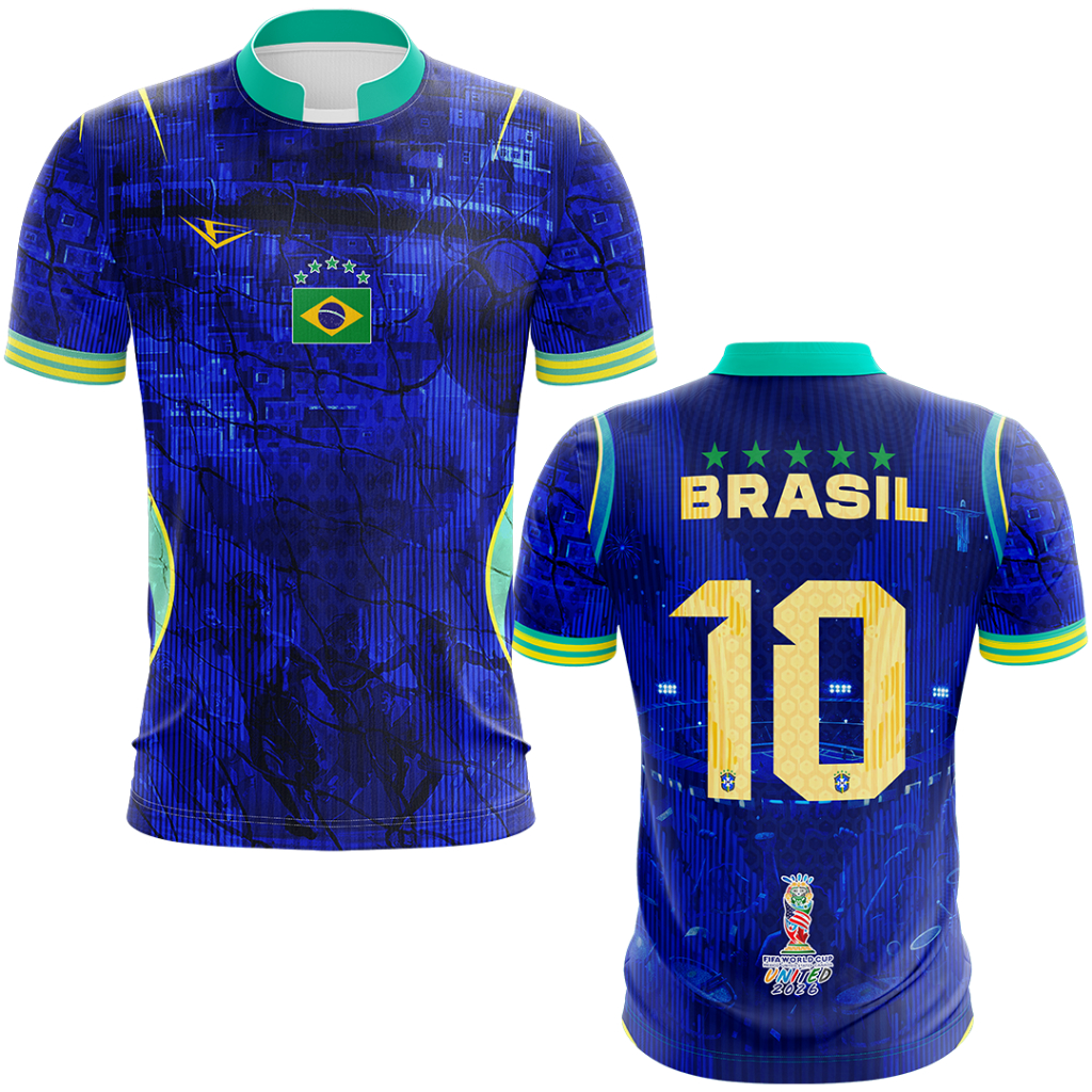 Camisa Camiseta do Brasil world cup 2026 Copa do Mundo 26 003 Mod 2026 em Oferta na Shopee