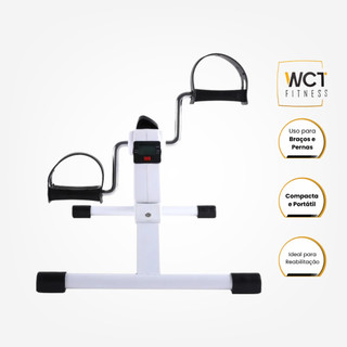 Mini Bicicleta dobrável com Monitor WCT Fitness