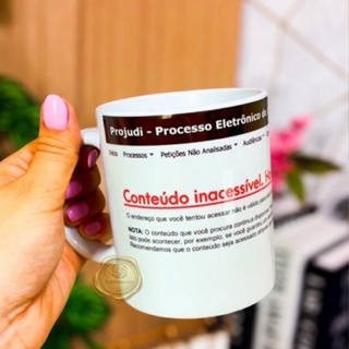 Caneca personalizada PROJUDI. em Oferta na Shopee