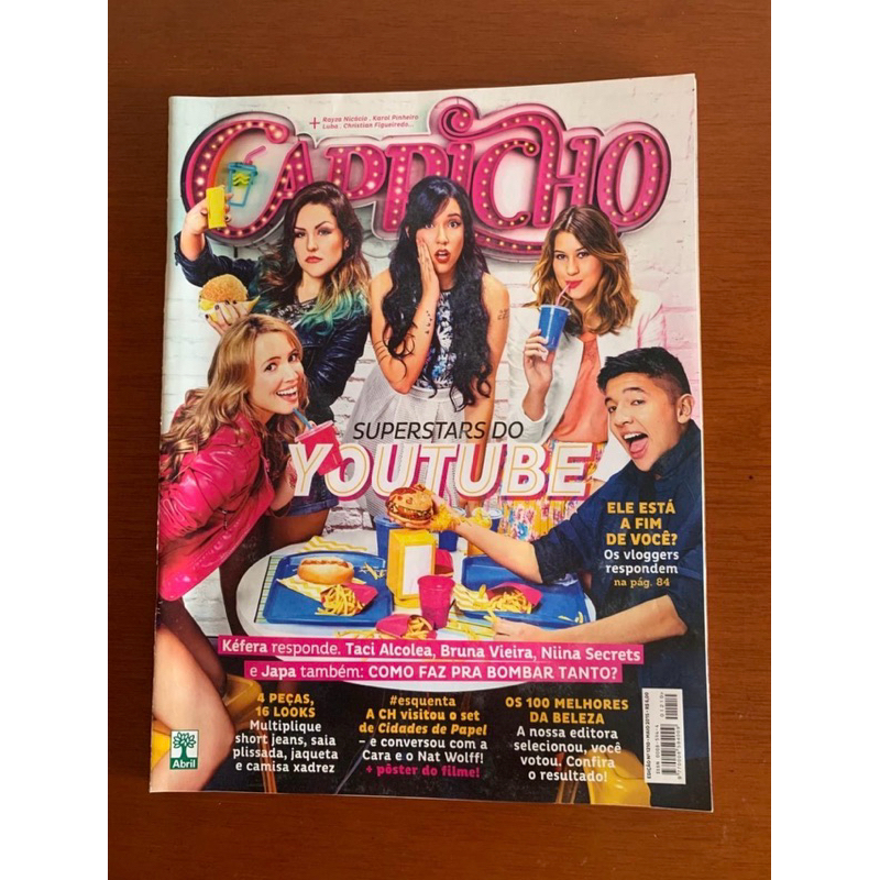revista capricho superstars do YouTube