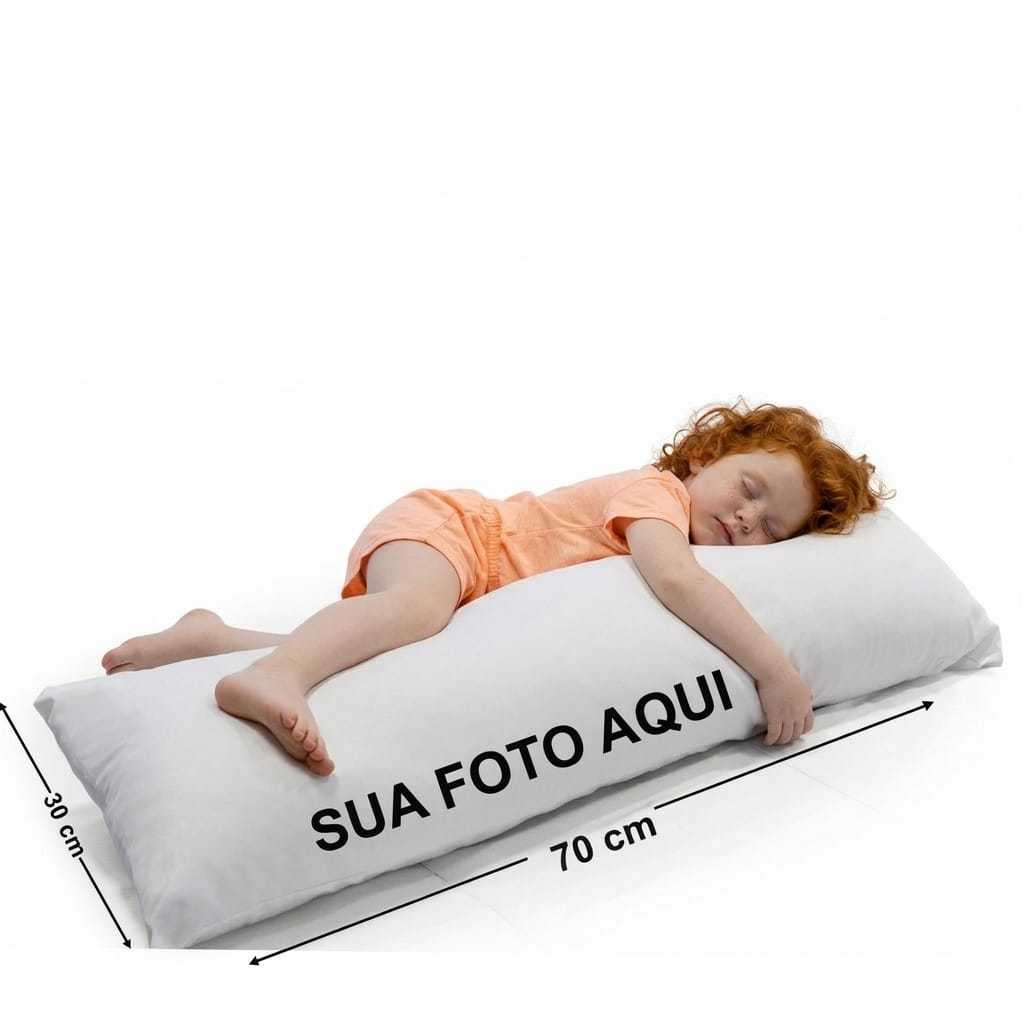 Travesseiro de Corpo Personalizado Xuxinho Escolha Sua Estampa /Foto Namoro Presente Amigos