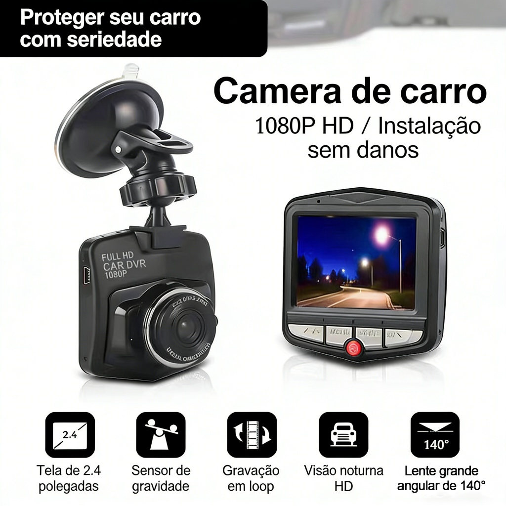 Mini Câmera De Carro Dvrs Traço Cam Full Hd 1080 P Gravador De Vídeo veicular