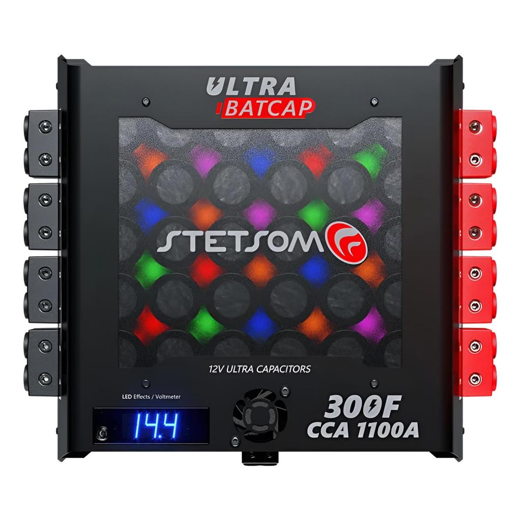 Capacitor Som Automotivo Stetsom Ultra Batcap 300 F 1100 Cca