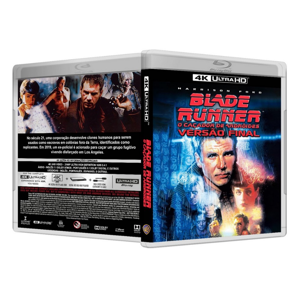 Blu-ray 4K: Blade Runner 1982 DUB/LEG [PERSONALIZADO]