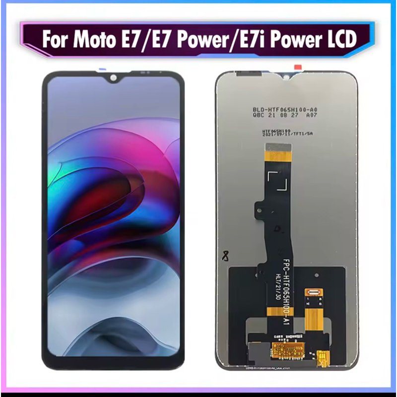 📱 Tela Frontal Display Compatível Moto E7 E7 power xt2052 XT2095-1 XT2095-3 Envio Imediato Sem aro Com Aro