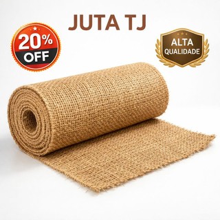 1 METRO - Tecido Juta TJ Natural - Alta Qualidade - Sustentável - Artesanato - Decoração - PROMOÇÃO 20% OFF!