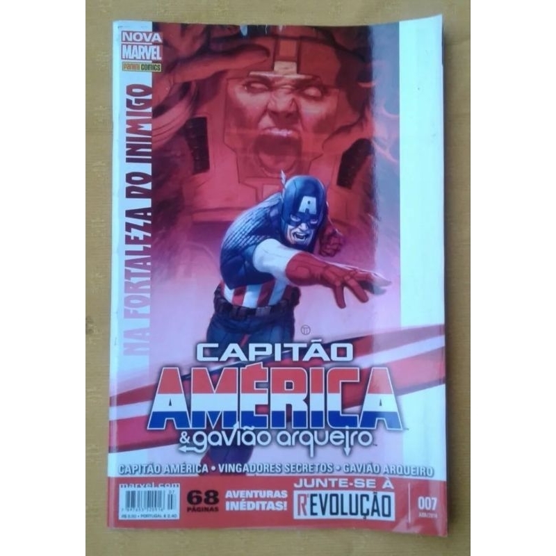 Capitão América & Gavião Arqueiro /Panini Nº 007 - Na fortaleza do Inimigo