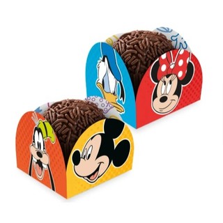 Porta Forminhas para Doces Mickey e Seus Amigos Decoração Mesa de Festa Infantil