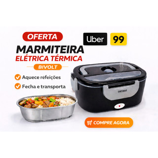 ⭐ Marmiteira Elétrica Bivolt 127/220V Lunch Box Térmica Portátil Aquece Refeição no Trabalho Comida