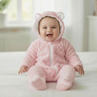 Macacão Ursinho Bebê – Inverno Quentinho 0 a 2 anos (L3) em Oferta na Shopee