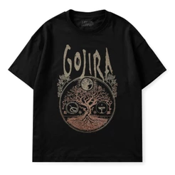 Camiseta Básica Unissex Banda Gojira Death Metal 100% Algodão 30.1