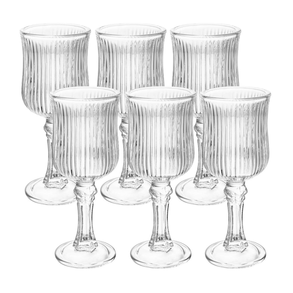 Conjunto com 6 Taças para Licor de Vidro Diamond / Lines 60ml Wolff Lyor em Oferta na Shopee