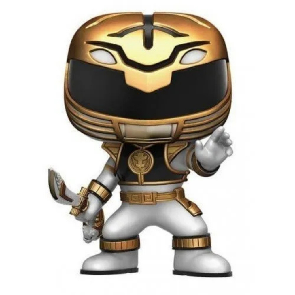 Funko Pop White Ranger 405 Mighty Morphin Power Rangers (sem caixa)