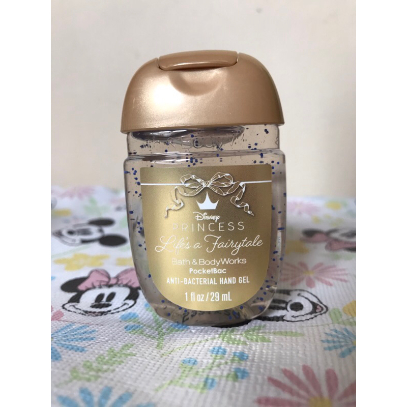 Álcool gel Bath and Body Works coleção nova das Princesas Life’s a fairytale