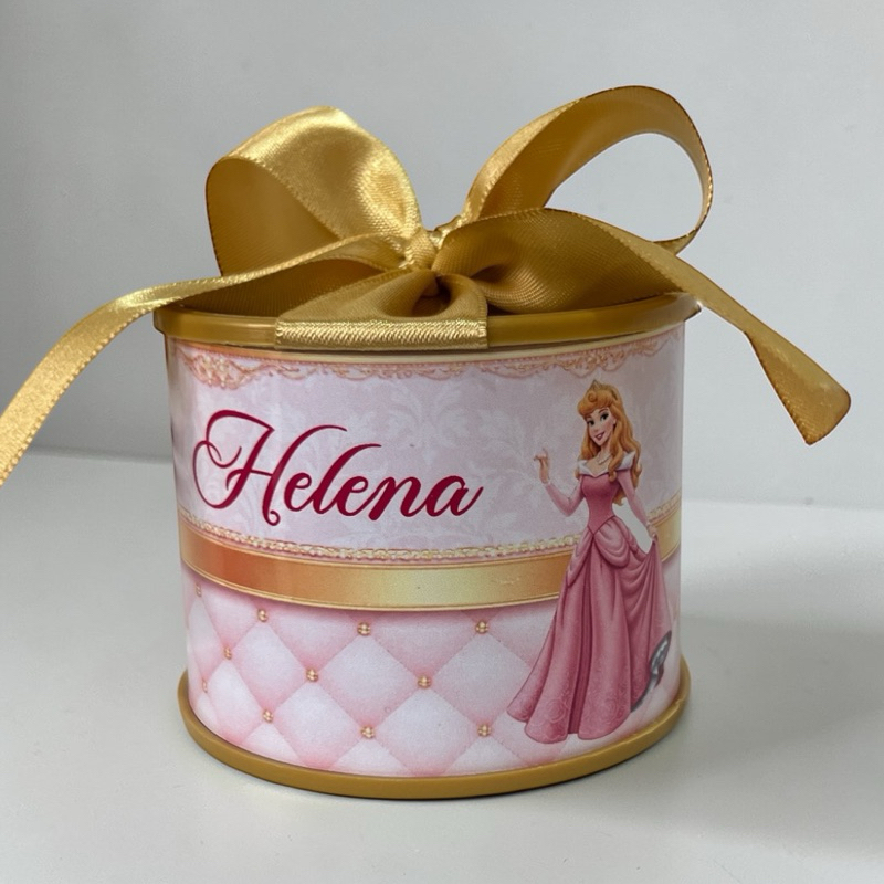 Kit mini tubolata 5x6cm Princesa Aurora | Lembrancinha Personalizada | Festa Infantil | Fazemos de todas as princesas