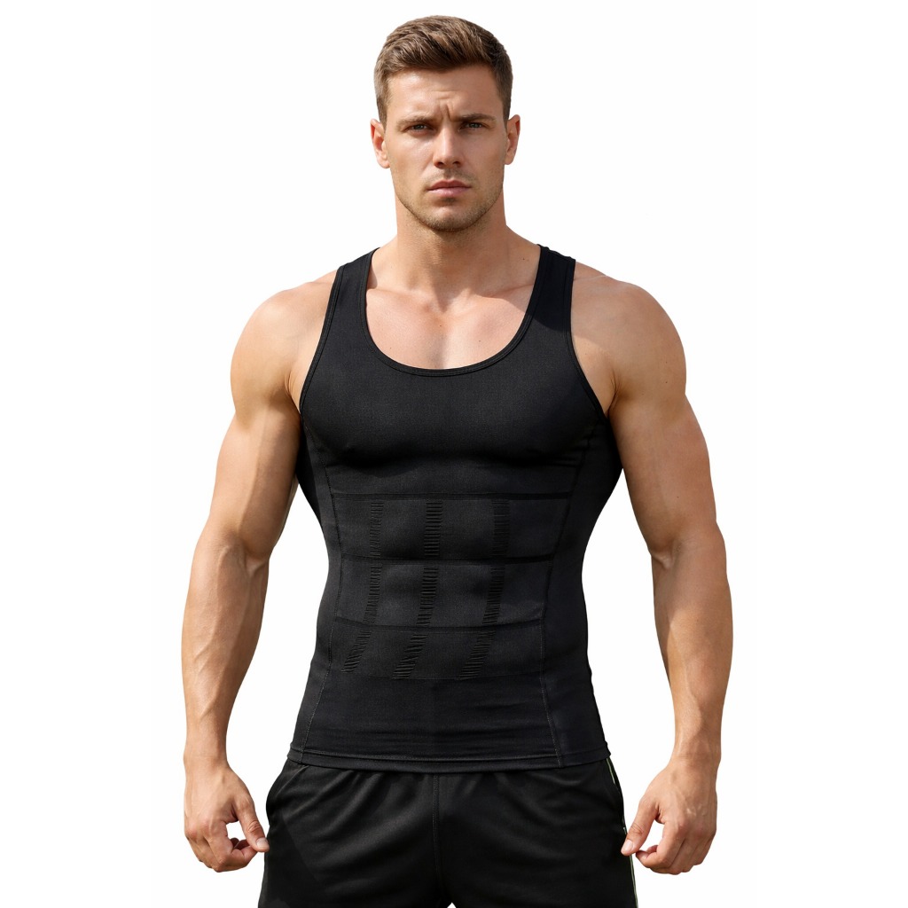 Regata Modeladora Cinta Slim Shape Camiseta Camisa Compressão Redutora de medidas