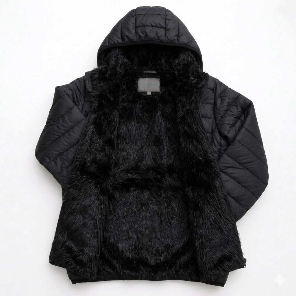 Jaqueta Puffer Masculina Matelasse Inverno Quente Peluciada e Sem Forro Jaqueta Puffer Masculina Matelasse Inverno Quente Peluciada e Sem Forro