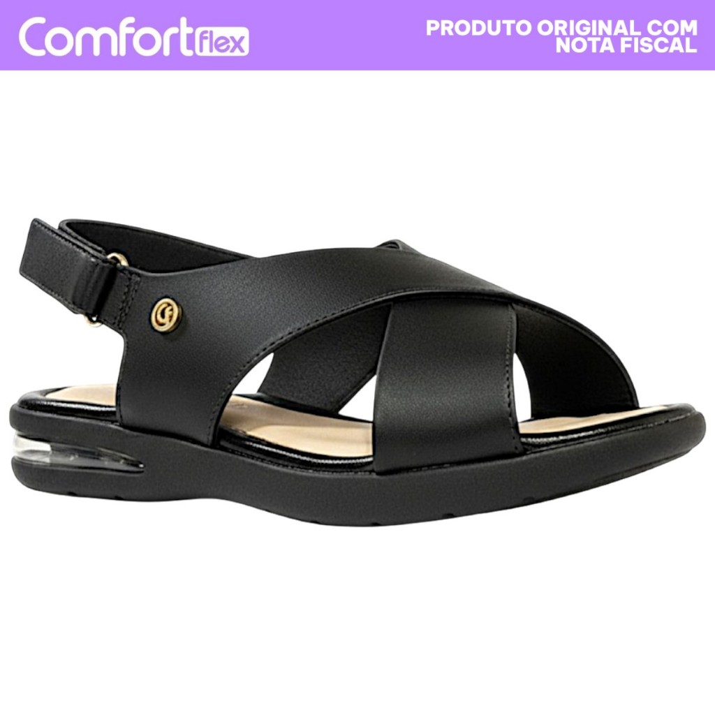 Sandália Comfortflex Anabela Softstep Confortável e Estilosa