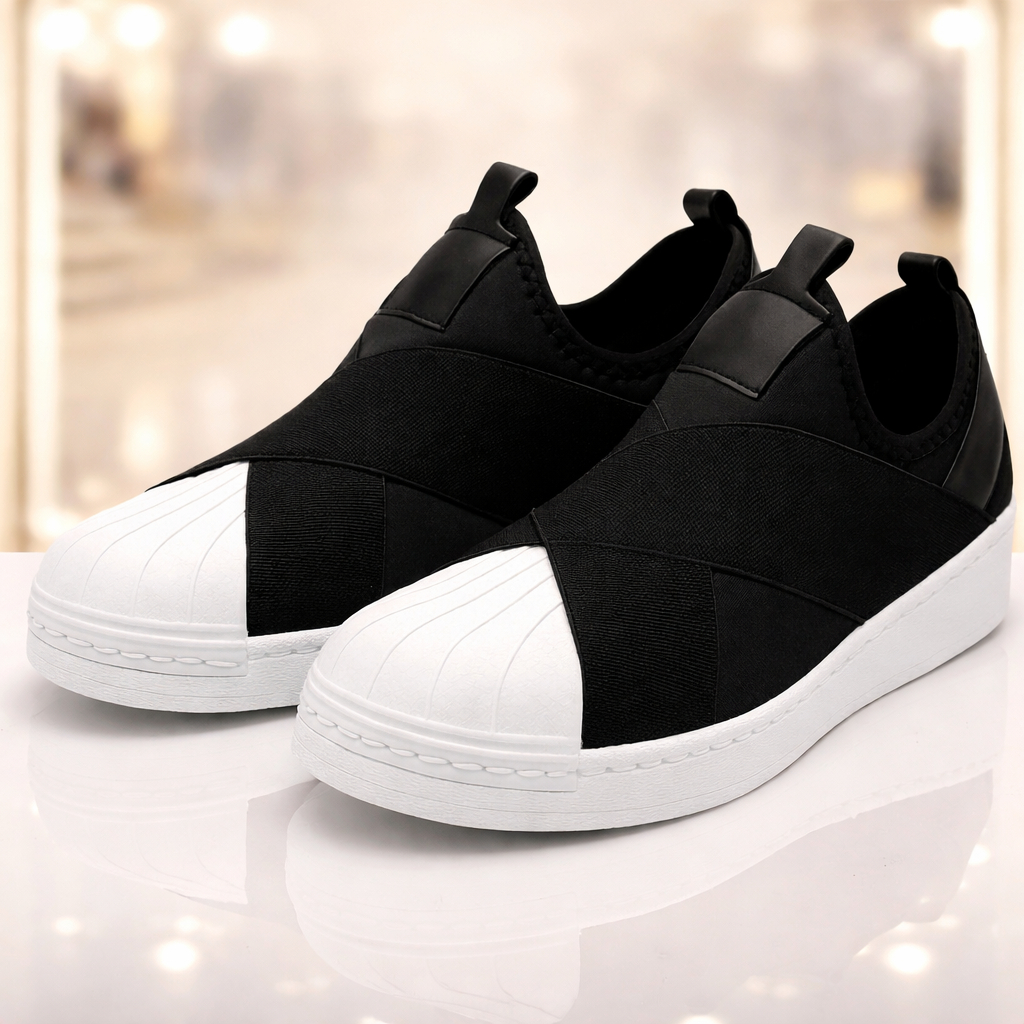 Tênis Slip On Calce Fácil Feminino/Masculino Sem Cadarço Ortopédico Uso Casual e Academia Promoção