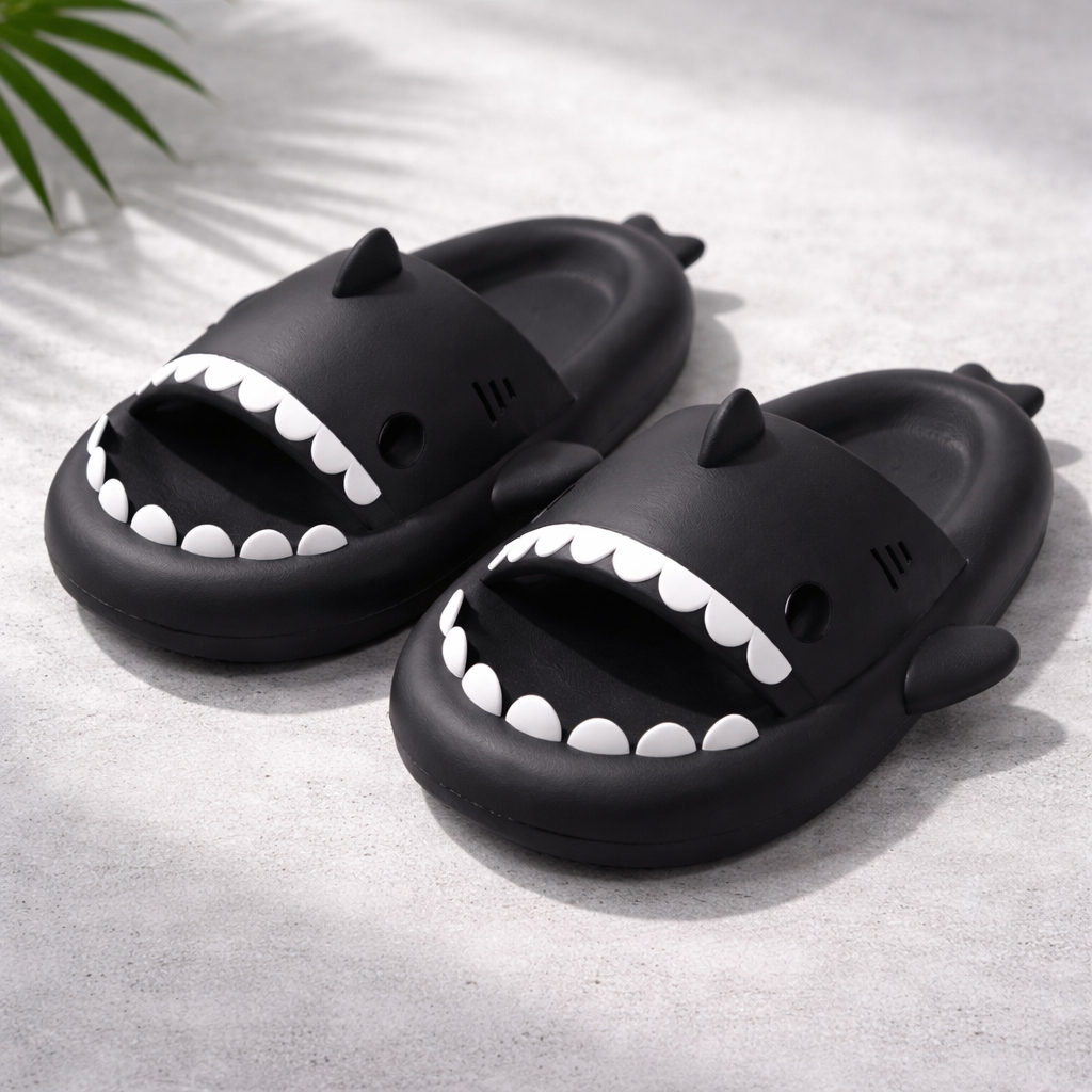 Chinelo Tubarão Teen  Preto – Leve e Confortável - TB1 em Oferta na Shopee