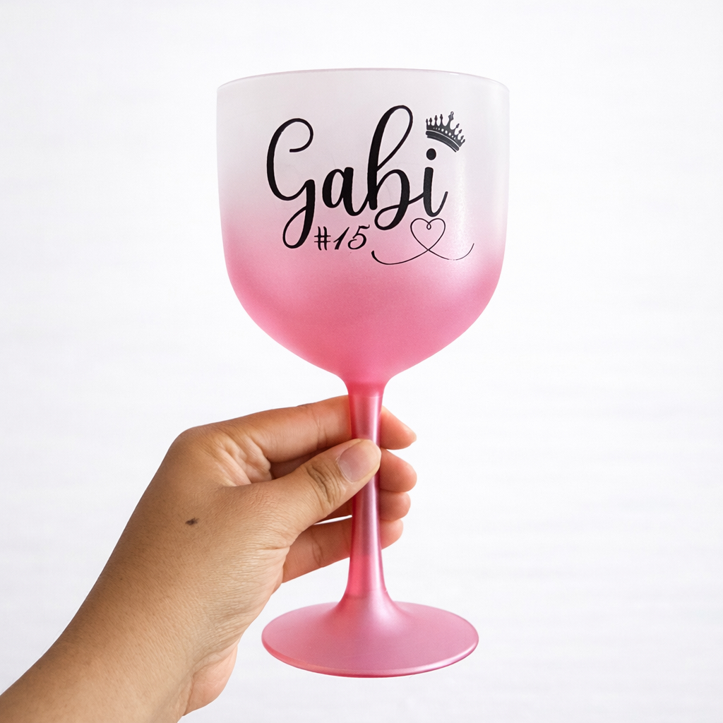 Kit 20 Taças de Gin 580ml  Degradê Personalização Uma Cor |Formatura, Aniversário, Casamento e Presente em Oferta na Shopee