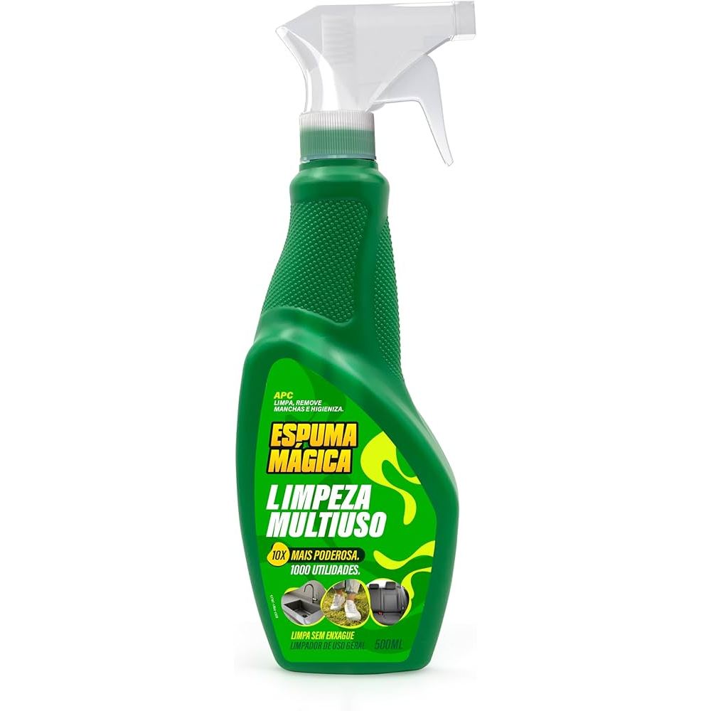 ESPUMA MAGICA LIMPEZA PODEROSA 500ML SPRAY  TIRA MANCHA LIMPA TUDO - PROAUTO em Oferta na Shopee