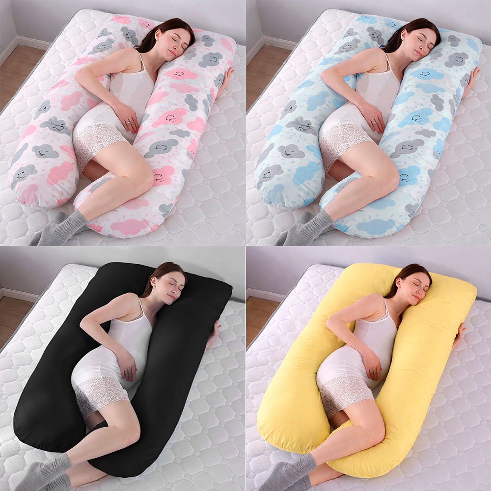 Travesseiro Grande Corpo Gestante Grávida Fofão Xuxão Anatômico Siliconado Macio Colorido Estampado